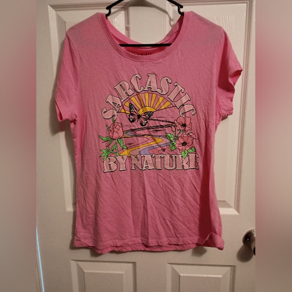 Wound Up Pink Sarcastic Graphic Tee
